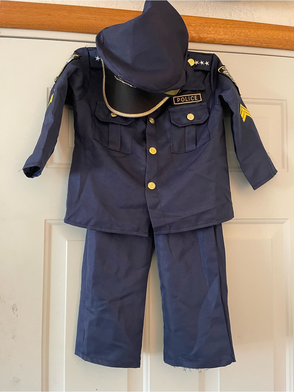 Halloween Police Costume for Kids Police Officer Size 3 Toddler Dress Up America